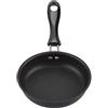 Estink Padella Antiaderente, Cuoci Uova Mini in Ferro Nero 12 cm per Colazione con Rivestimento Antiaderente Ideale per Uova Omelette e Spuntini Veloci