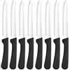 Rdddhur Coltelli da Tavola,8 pezzi Coltello da Colazione, Set di Coltelli per Pane,coltelli da cucina da tavola, coltello da tavola seghettato, coltello in acciaio inox, coltelli bistecca, coltelli