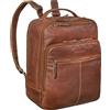 STILORD 'Nikita' Zaino da Ufficio Pelle Vintage Zainetto da Lavoro Porta PC 13,3 Pollici per Donna Uomo Borsa Business Bag da Università Cuoio Genuino, Colore:sila - marrone