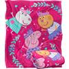 LOGOVISION Peppa Pig Coperta Kids Silky Touch, 152 x 127 cm Peppa Suzy Candy Friends
