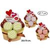 Privilege - Stampo muffin decorate 75 pezzi, ø 7 cm.