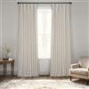 HPD Half Price Drapes Half Price Drapes pdch-kbs1 - 108 Vintage Textured Faux Dupioni Silk Curtain, Ice, Mist Grey, 50 X 84
