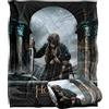 LOGOVISION HOBBIT Coperta super morbida al tatto, motivo: La battaglia dei cinque eserciti, 152 x 127 cm