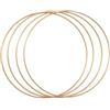 Vaessen Creative Anello in Metallo Ø 20 cm x 3 mm 4 Cerchio Decorativo Oro-Filo Metallico, Fiori Secchi, Macramè, Acchiappasogni, Mobile Fai da Te e Decorazioni da Parete, 20 x 20 x 0.03 cm, 4 Unità