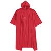 Ferrino Poncho Junior, Mantella Unisex, Rosso, 120 cm