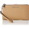 Michael Kors Jet Set DBLZP WRISTLET, Portafoglio Donna, Camel, Unica
