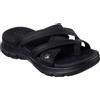 Skechers Sandali Flex Appeal 4.0-Startup 3.0 Sport Donna, Nero/nero, 37 EU