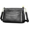 DIRRONA Borsa a Spalla Donna Classico Borsa a Tracolla Donna Grande Capacità Tracolla Rimovibile Donna Borsa Messenger Concerto Shopping Viaggio Borsa a Mano Impermeabile Pelle Vera Nero