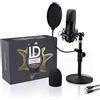 LIAM DAAN SET PROFESSIONALE PER PODCAST LIAM DAAN MICROFONO A CONDENSATORE