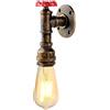 KAWELL Creativo Lampada da Parete Industriale Vintage Applique da Parete Retro Lampada a Muro Ferro Battuto E27 60W Max per Camera da Letto Ristorante Cucina Caffetteria Bar Corridoio