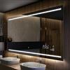A ARTFORMA Specchio Controluce LED da Bagno - 140x80 cm - su Misura - Personalizzate - L23 - Specchio a Muro - Specchio con Illuminazione