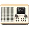 PURE Classic H4 Radio Portatile Digitale colore Quercia e Bianco - 252983