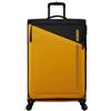 American Tourister er Dash - Spinner L, valigia espandibile, 77 cm, 107/117 L, nero/giallo (nero/giallo)