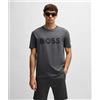 BOSS GREEN Boss T-Shirt in Jersey di Cotone con logo Uomo