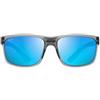 Maui Jim Pokowai Arch Occhiali, Traslucido Opaco Grigio, 58-16-140 Unisex-Adulto