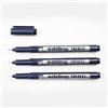 edding 1880 Drawliner Pigment Liner fineliner Drawing Pen - 0.1 mm, inchiostro nero, confezione da 3 pezzi