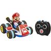 Nintendo Super Mario Kart 8 - Mario Mini Racer Radiocomandato Anti-Gravity 2.4GHz con Sterzo Completo, Gira a 360°, Derapa - Portata fino a 30 m - Dai 4 Anni in su