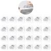 Liwein 12 PCS Staffa Autoadesivi per Aste per Tende, Ganci per Tende Senza Bucare, Autoadesivi Supporti per Aste per Tende, per Soggiorno Camera da Letto Bagno Hotel(Cerchi) (24)