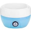 Akozon Yogurtiera elettrica automatica, contenitore interno in acciaio inox per yogurtiera uso domestico 1L (blu) con contenitore 220 V 1 L blu