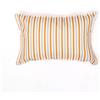 Marinette Saint-Tropez Cuscino da Esterno rigato Rettangolare Mistral 40x60 cm Corallo