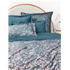 Westwing Collection Copripiumino in raso di cotone con stampa floreale Sakura