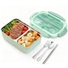 lvifloae 1-3 pezzi Contenitore per Alimenti Contenitore per Pranzo Portatile Coibentato in Acciaio Inossidabile 304 Box Studente Lavoratore Lunch Box 304 Modello a (Verde、Rosa)
