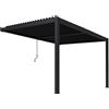 MIlani Home Pergola bioclimatica addossata 4 x 2,5 m