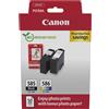 Canon Cartuccia a getto d'inchiostro Canon PG-585/CL-586 PVP Nero/Ciano/Magenta/Giallo [PG-585+CL586]