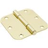 Hardware Essentials Cerniera per porta in ottone satinato a prova di cigolio (3 pezzi)