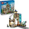 LEGO City Stazione Centrale con Veicolo Giocattolo di Manutenzione, Ascensore Funzionante, Biglietteria Automatica, 2 Piattaforme, un Pezzo di Binario e 6 Minifigure - Regalo per Bambini 7+ Anni 60469