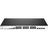 D-Link DGS-1210-28MP/E switch di rete Gestito L2 Gigabit Ethernet (10/100/1000) Supporto Power over (PoE) 1U Nero, Grigio [DGS-1210-28MP/E]