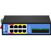 Ernitec ELECTRA-IM08-1GB switch di rete (8-port PoE 1000Mbps - Industrial Managed Switch, 4 *1000Mbps SFP Uplink ports 1 * Console port Warranty: 60M) [ELECTRA-IM08-1GB]