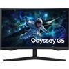 Samsung LS27CG552EU Monitor PC 68,6 cm [27] 2560 x 1440 Pixel Dual WQHD LED Nero (SAMSUNG 27 G55C QHD 165HZ ODYSSEY GA) [LS27CG552EUXXU]
