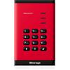 iStorage SSD esterno iStorage diskAshur3 2 TB USB Type-A / Type-C 3.2 Gen 1 [3.1 1] (diskAshur3 256-bit 2TB - Red) [IS-DA3-256-SSD-2000-]