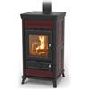 Thermorossi Stufa a legna thermorossi ilaria in maiolica bordeaux 10,8 kw