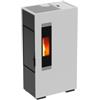Canadian Stove Stufa a pellet slim canadian stove mini 5 bianco 4,4 kw