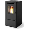 Punto Fuoco Stufa a pellet punto fuoco thelma nero 8 kw