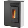 Caris Stufa a pellet slim ventilata caris fiore bianco 5,0 kw