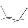 VivaGarden Supporto per Amaca da Giardino Regolabile Portata 150 Kg cm 280x120x110 colore Nero - 84A081
