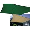 Brixo Vela Ombreggiante Rettangolare 6x4 mt colore Verde - Tramonti