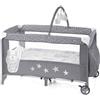 Janè Lettino Da Viaggio Per Bambini A Due Livelli Con Giochi Star Grigio Jané 6838t01 - Lettini Da Viaggio