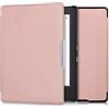 kwmobile Custodia eReader Compatibile con Kobo Aura H2O Edition 1 Cover - eBook Reader Flip Case - Cover eReader Simil Pelle - Oro Rosa