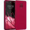 kwmobile Custodia Compatibile con Xiaomi Redmi Note 9S / 9 Pro / 9 Pro Max Cover - Back Case per Smartphone in Silicone TPU - Protezione Gommata - red cherry