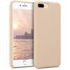 kwmobile Cover per Apple iPhone 7 Plus/iPhone 8 Plus Custodia - Back Case per Smartphone in Silicone TPU - Protezione Gommata - madre perla