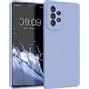 kwmobile Cover per Samsung Galaxy A53 5G Custodia - Back Case per Smartphone in Silicone TPU - Protezione Gommata - blu chiaro matt