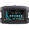 Jf Sound car audio system JF Sound - Autoradio Custom Fit UP JF-227-UP-FLO - Per Fiat 500L Pre-Restyling (2012-2017) - CarPlay e Android Auto - GPS - 2GB RAM - 16GB ROM - DAB+ - 6.2 HD - Prodotto in Italia