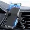Brencco Porta Cellulare Auto Bocchette Aria Regolabile a 360 Gradi Supporto Telefono Auto Gancio Metallico & Doppio Piede Portacellulare Auto Universale Smartphone 4.0-7.0