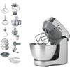 Kenwood KHC29.P0SI Impastatrice Planetaria Prospero+, Ciotola 4,3L, Frullatore in vetro 1,2L, con lame/dischi in acciaio da 1,4L, Spremiagrumi, Tritacarne, Centrifuga, 3 utensili, Silver