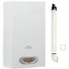 FERROLI SCALDINO SCALDABAGNO A GAS GPL CAMERA STAGNA SKY ECO F 14 LITRI LT + KIT FUMI