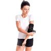 TOROS-GROUP Gomitiera in neoprene per sollievo dal dolore, rinforzo regolabile in velcro, antiscivolo, misura universale, da donna, da uomo, destra, sinistra, colore: nero